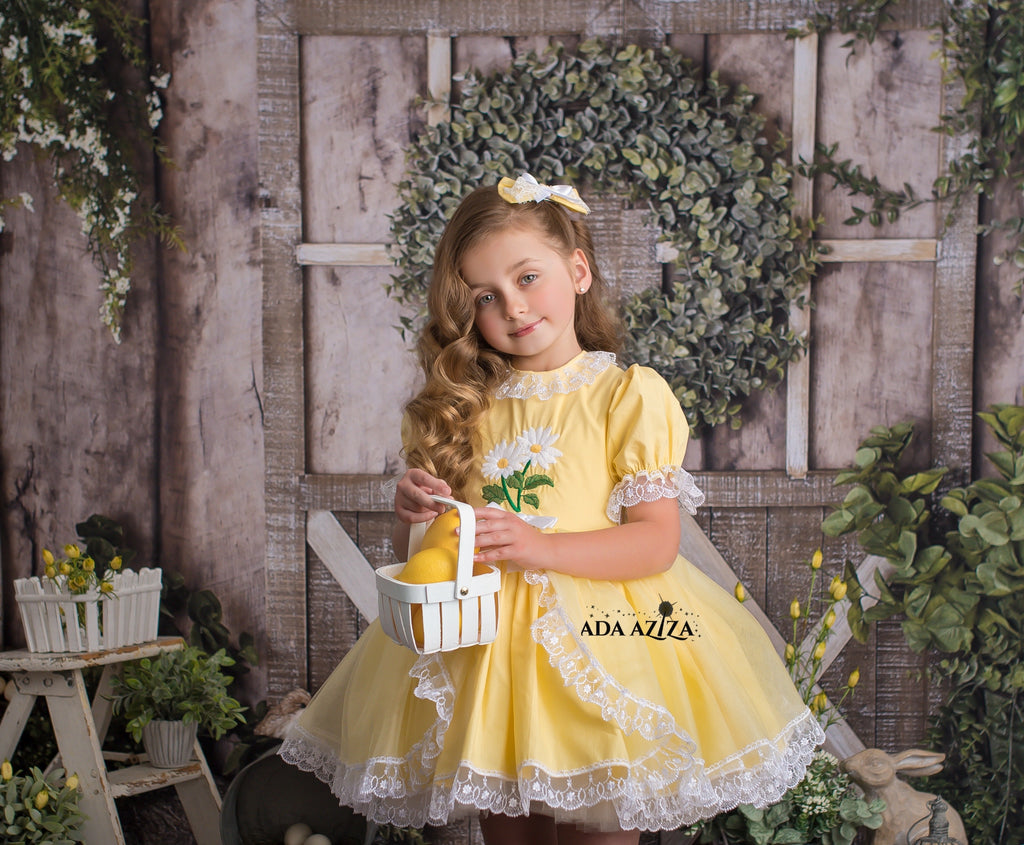 Madison Sunflower Dress - Baby Essentially