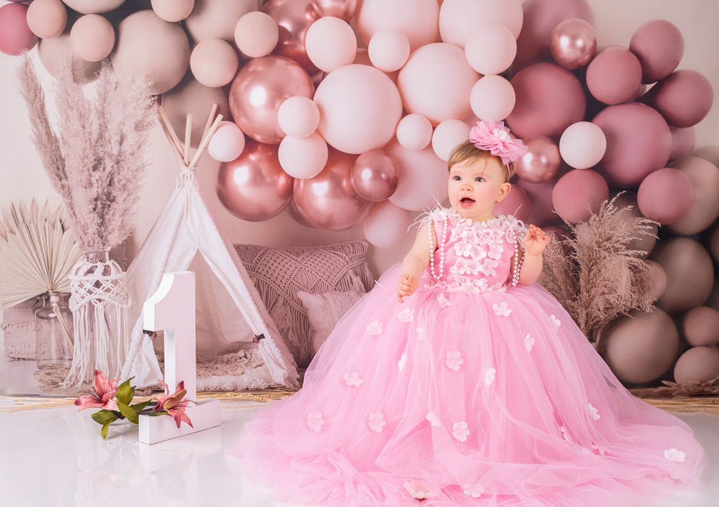 Magdalene Dress Pink - Baby Essentially