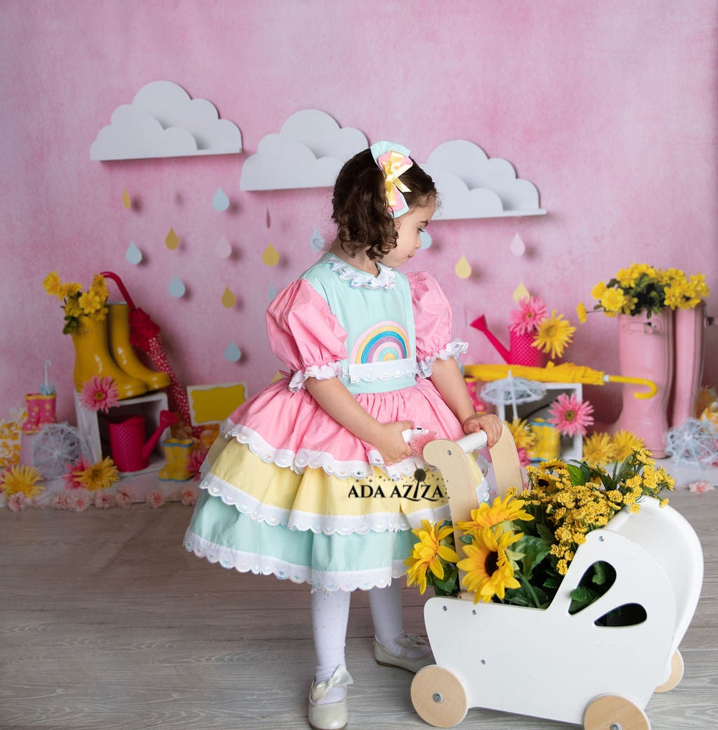 Classic Rainbow Dress 🌈 - Baby Essentially