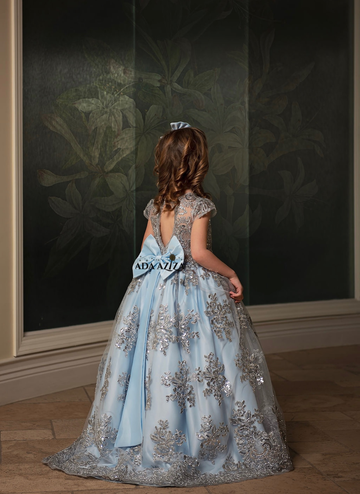Princess Jasmine Dress Custom Blue - Baby Essentially