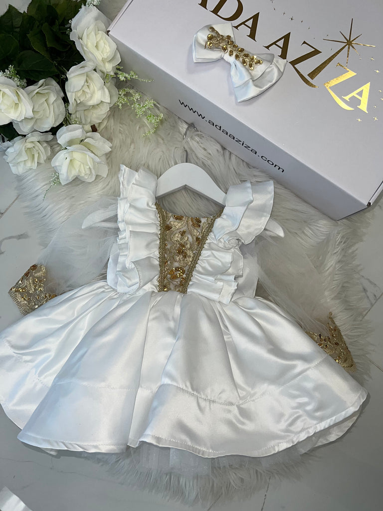 Sasha Dress white - Baby Essentially