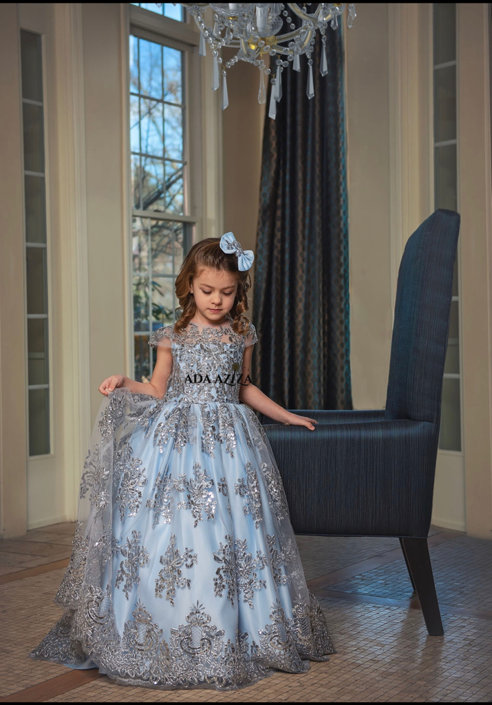 Princess Jasmine Dress Custom Blue - Baby Essentially