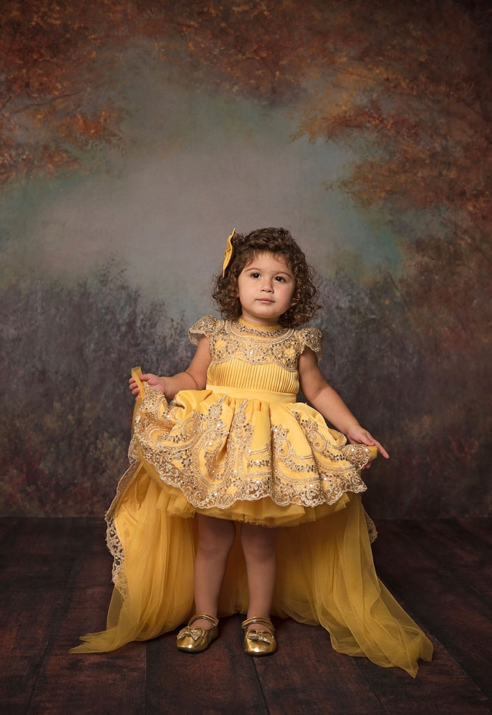 Esmeralda Dress Yellow - Baby Essentially