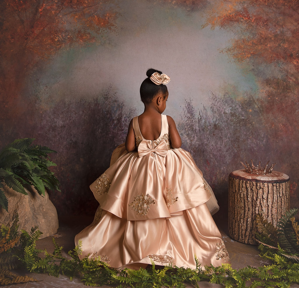 Ari Dress Champagne - Baby Essentially