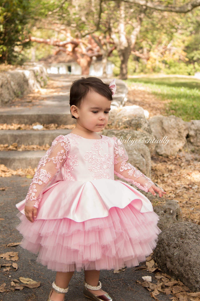 Amanda Dress Pink - Baby Essentially