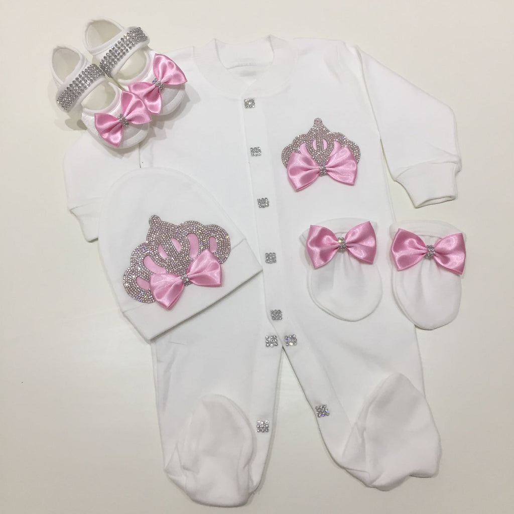 4  Pieces Princess Set Angel Wings - Baby Essentially