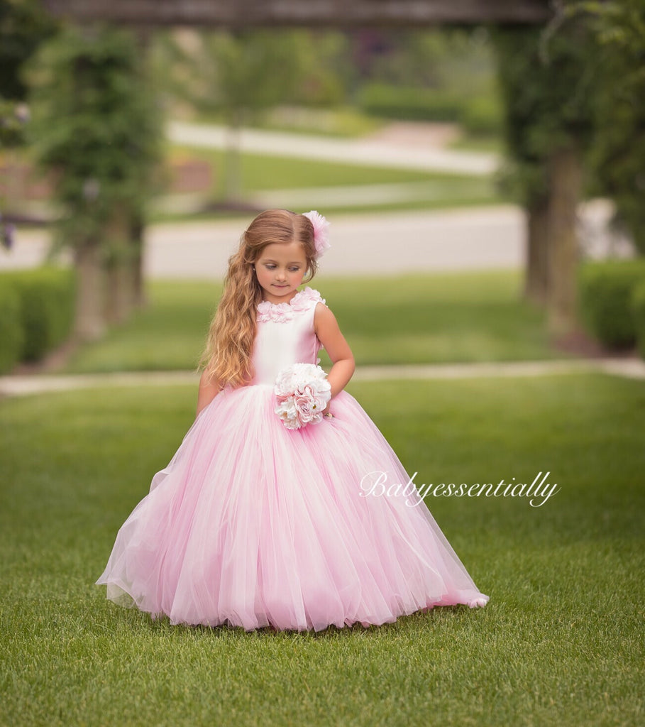 Alyssa Dress Pink - Baby Essentially