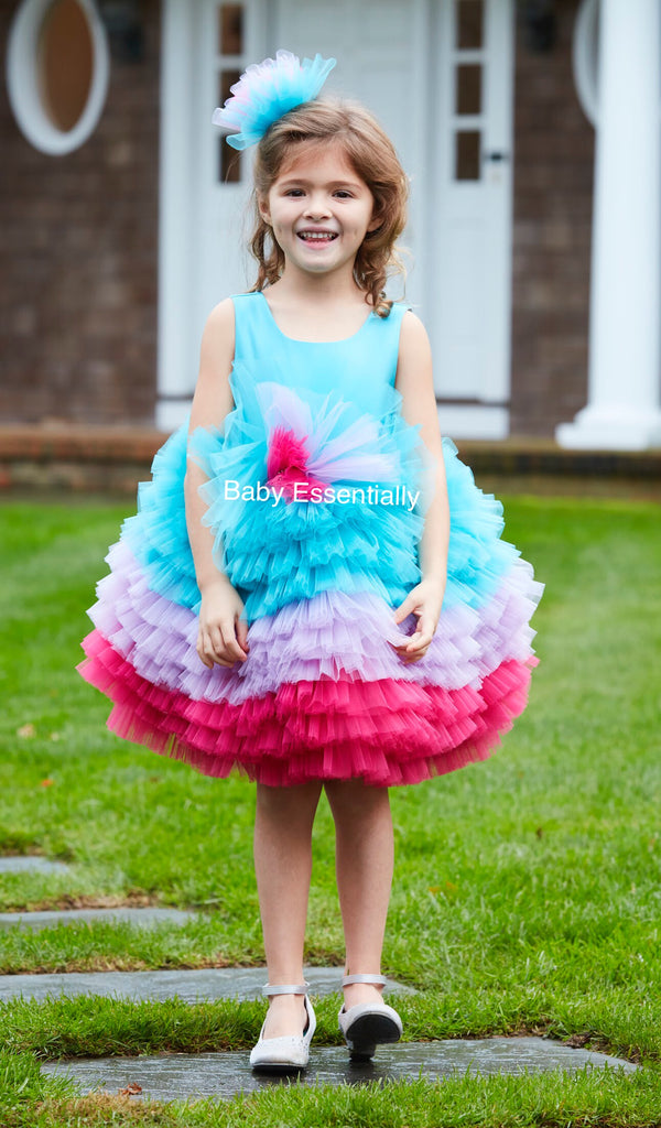 Peacock Dress - Baby Essentially