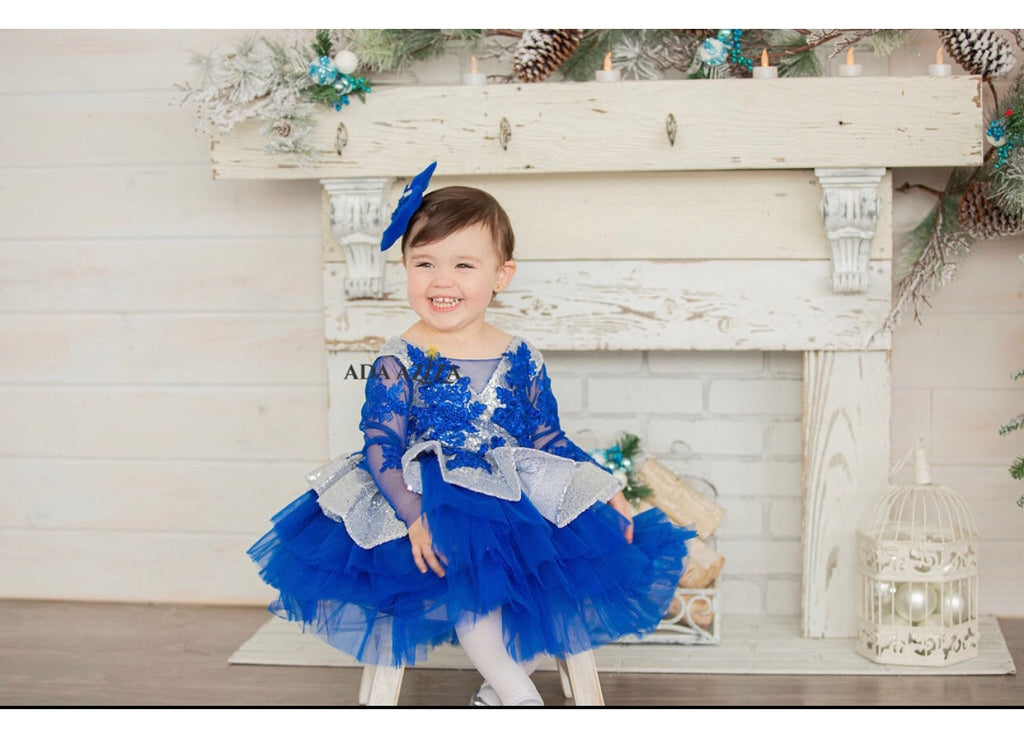 Sabrina Dress Blue - Baby Essentially