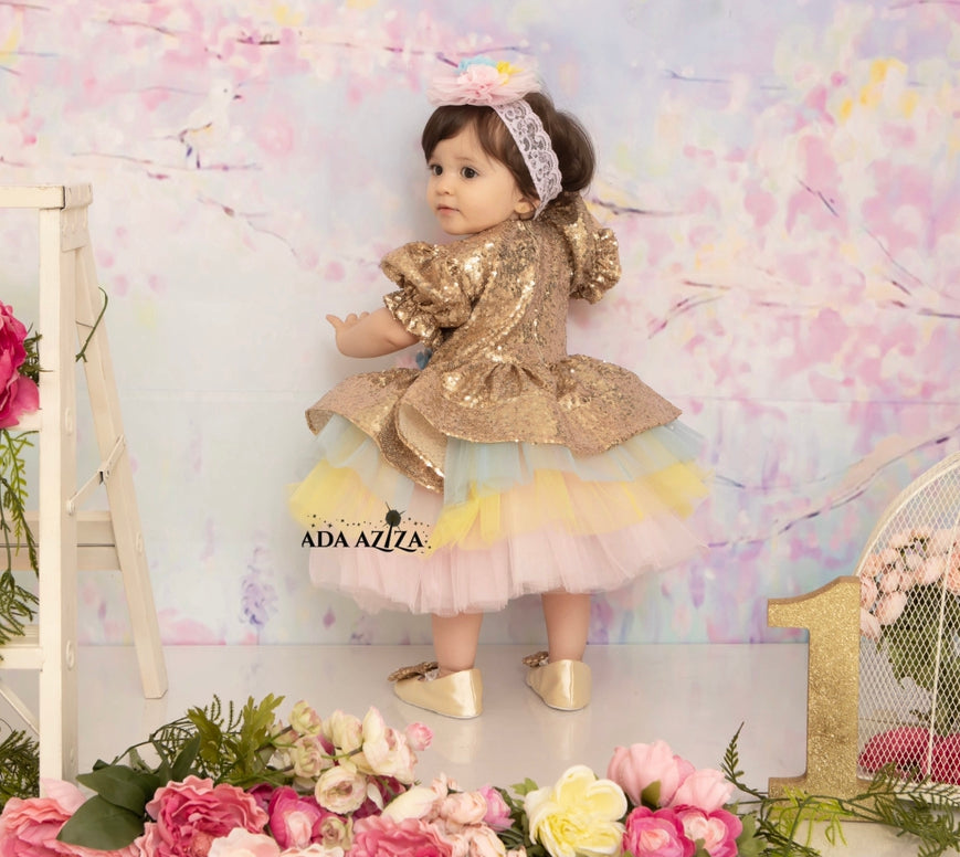 Bethany Dress Pastel - Baby Essentially