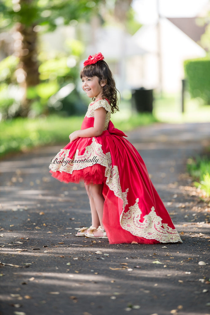 Esmeralda Dress Red - Baby Essentially