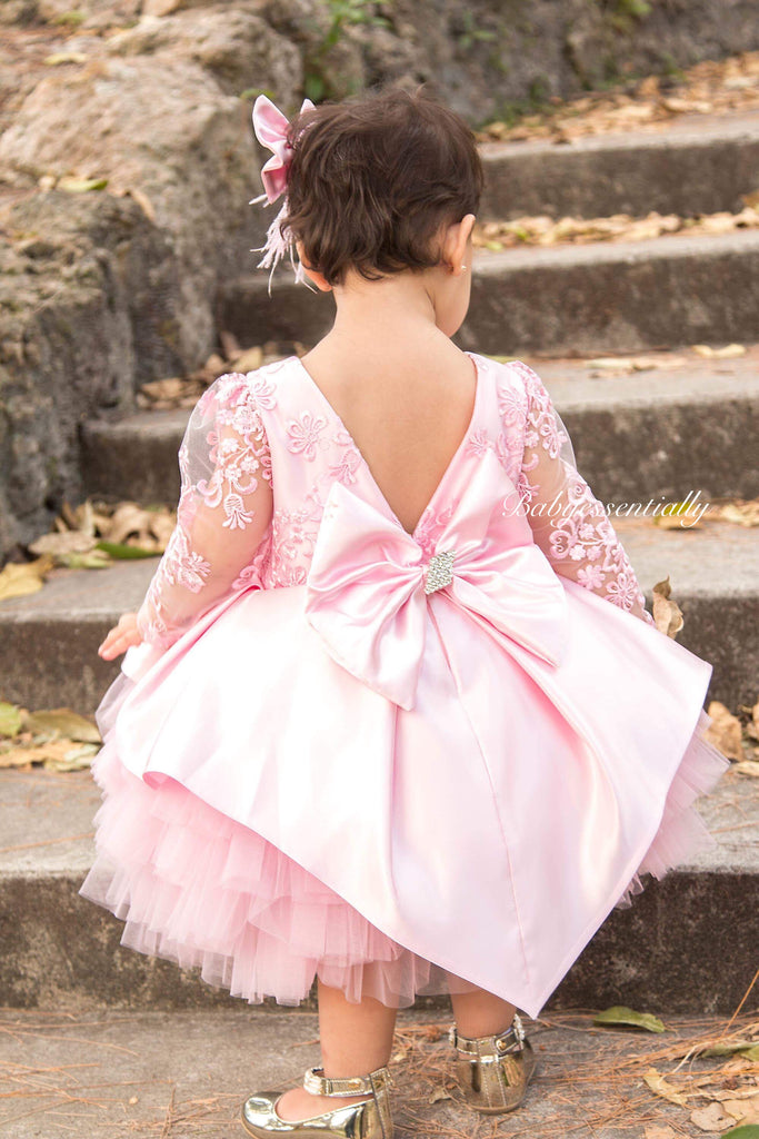 Amanda Dress Pink - Baby Essentially