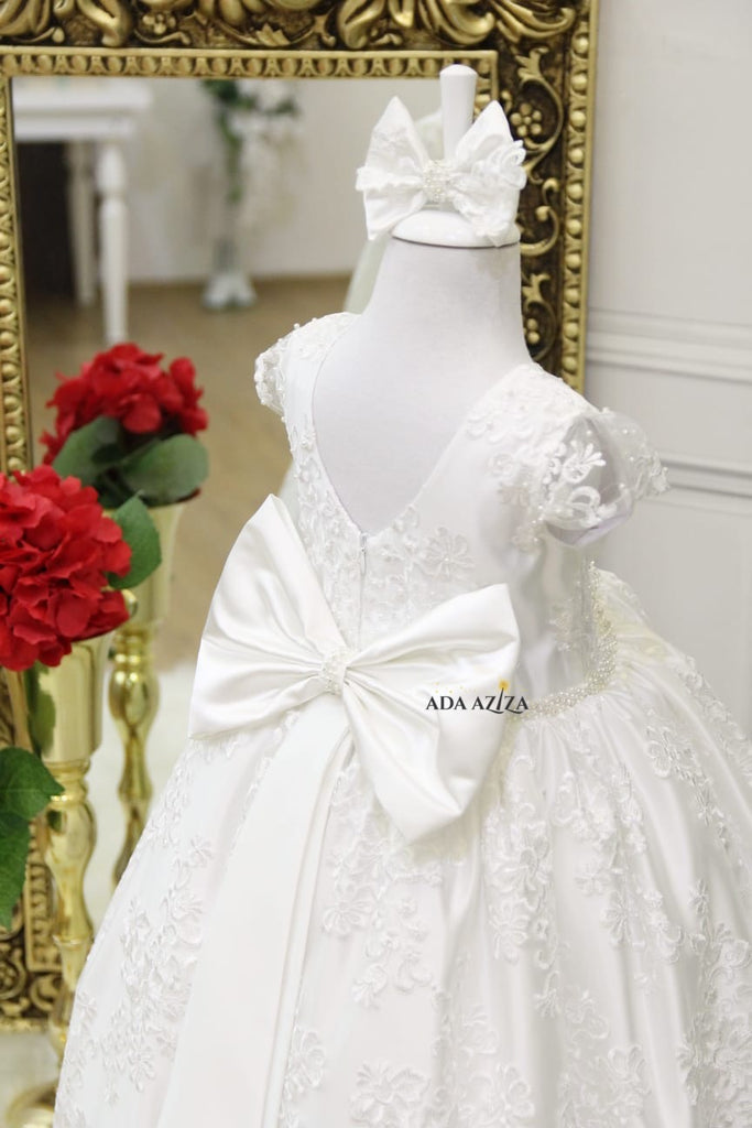 Acacia Dress White - Baby Essentially