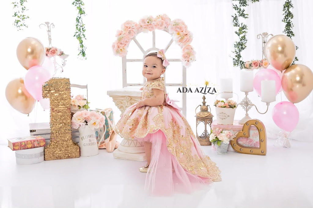 Princess Jasmine Dress Custom High Low Pink - Baby Essentially