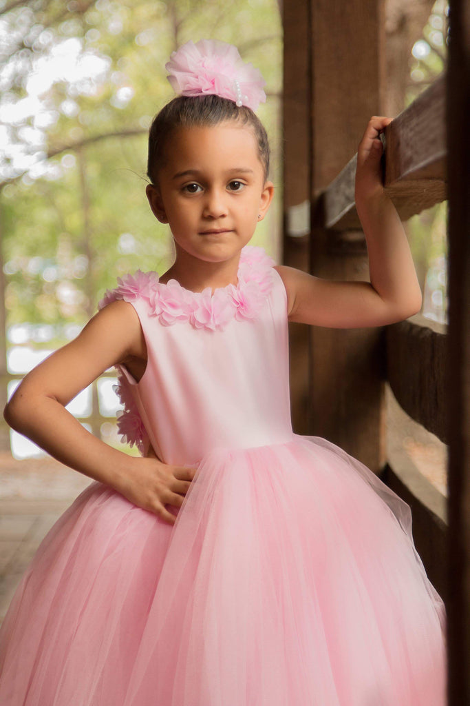 Alyssa Dress Pink - Baby Essentially