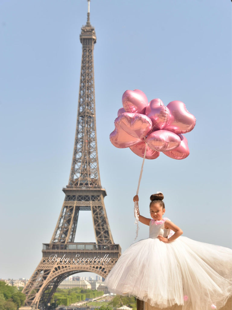 Alyssa Dress Pink & White - Baby Essentially