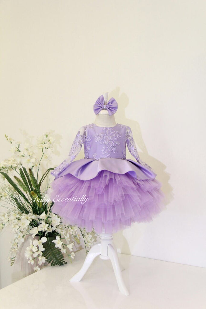 Amanda Dress Lavender - Baby Essentially