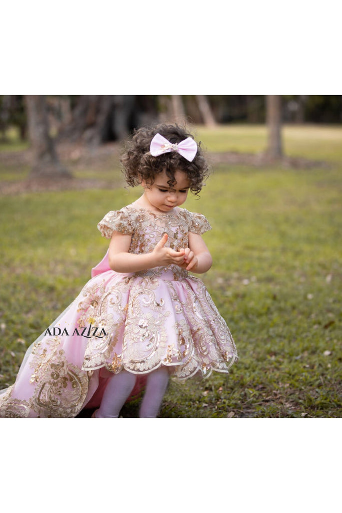 Princess Jasmine Dress Custom High Low Pink - Baby Essentially