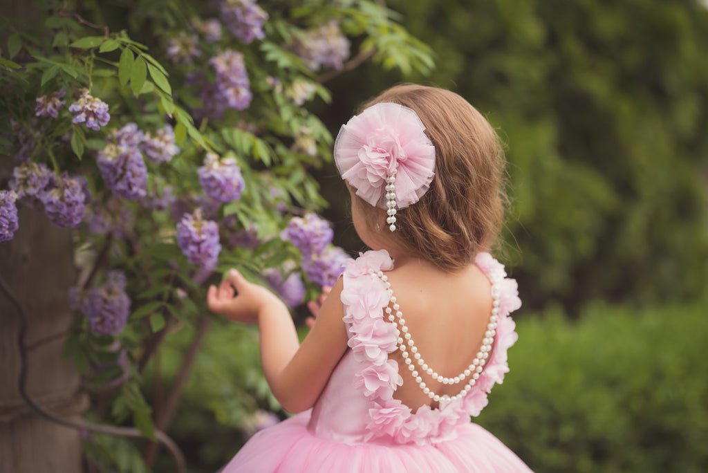 Alyssa Dress Pink - Baby Essentially