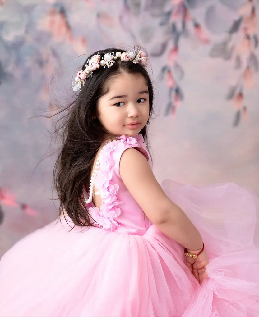 Alyssa Dress Pink - Baby Essentially