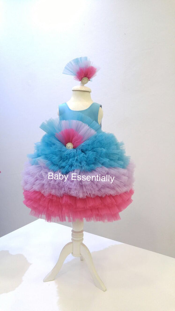 Peacock Dress - Baby Essentially