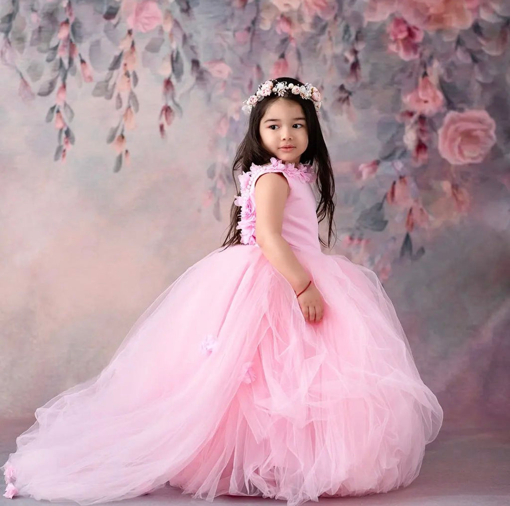 Alyssa Dress Pink - Baby Essentially