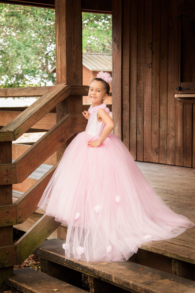 Alyssa Dress Pink - Baby Essentially