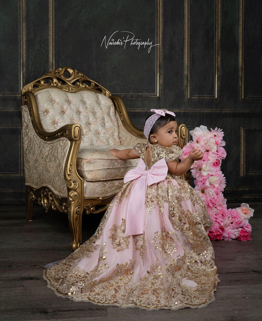Princess Jasmine Dress Custom High Low Pink - Baby Essentially