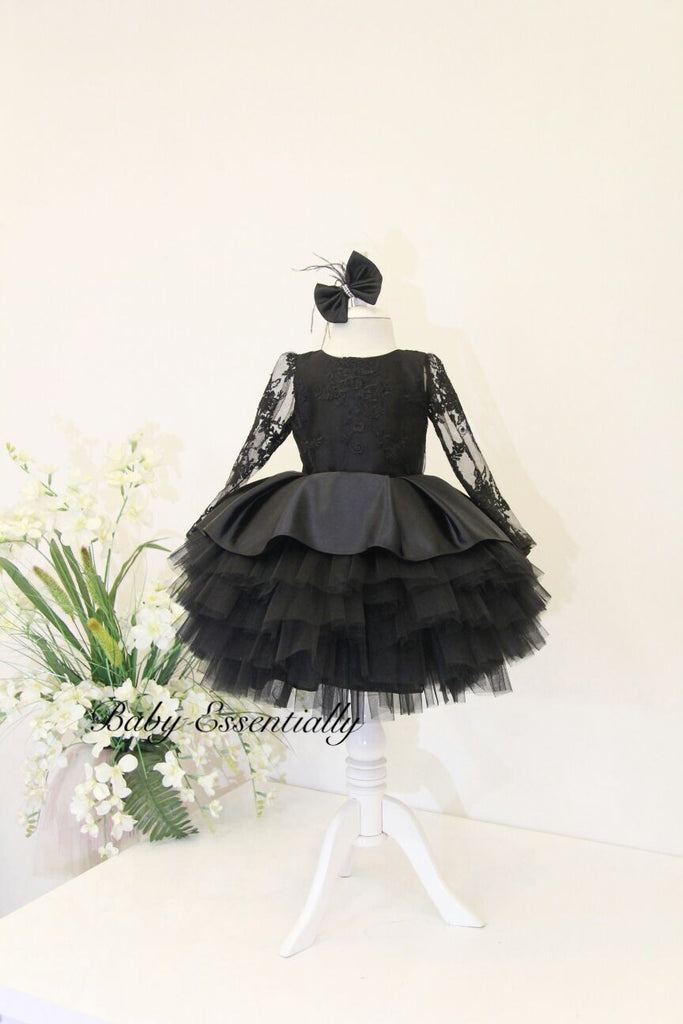 Amanda Dress Black - Baby Essentially