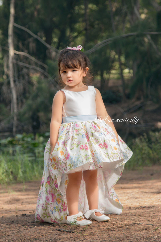 Carmen Train Dress - Baby Essentially