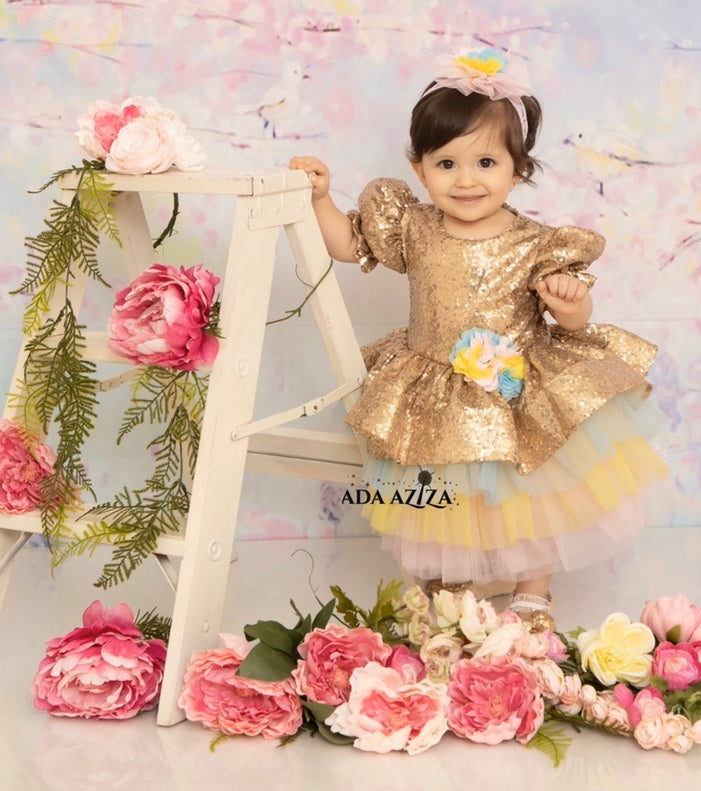 Bethany Dress Pastel - Baby Essentially