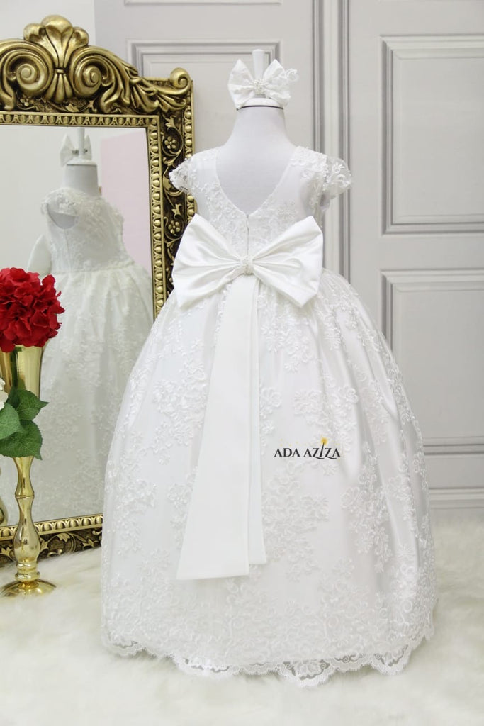 Acacia Dress White - Baby Essentially