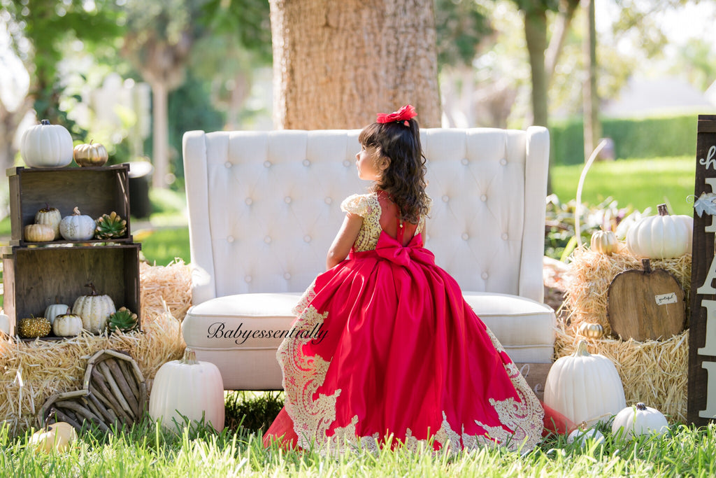 Esmeralda Dress Red - Baby Essentially