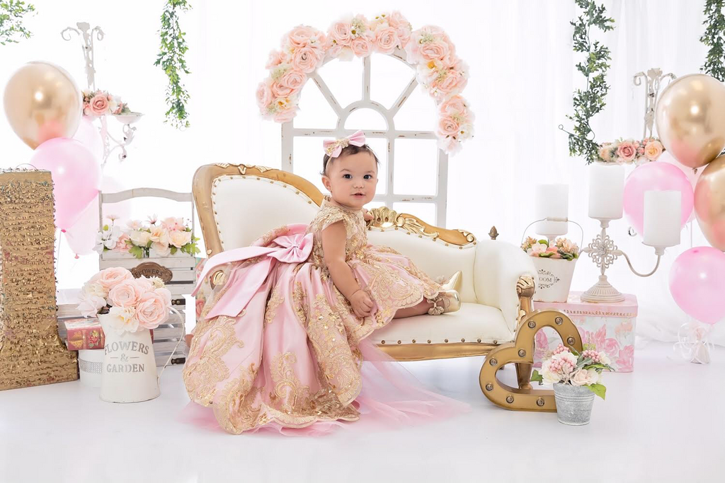 Princess Jasmine Dress Custom High Low Pink - Baby Essentially