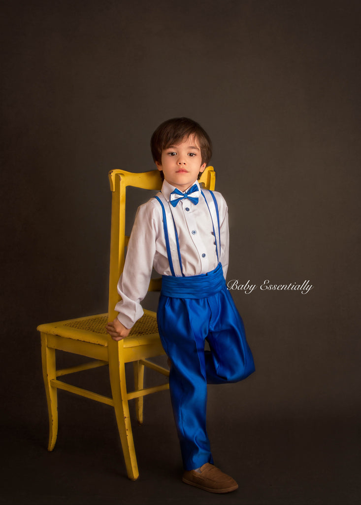 Prince William Tux Royal Blue - Baby Essentially