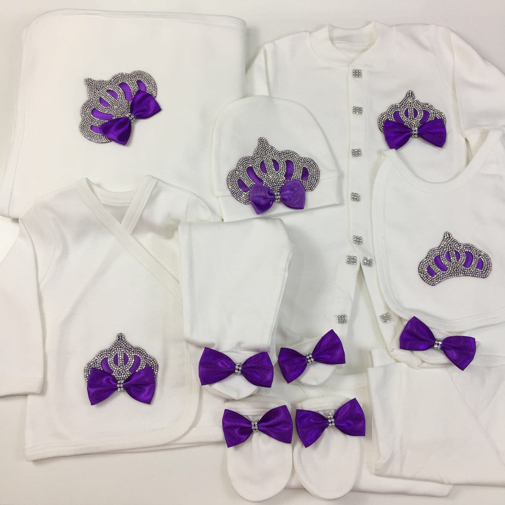 10 Pieces Princess Purple - Baby Essentially