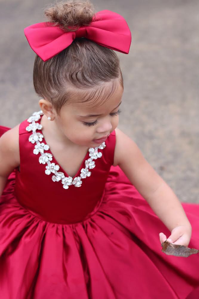 Princess Leia Dress Wine Red - Baby Essentially