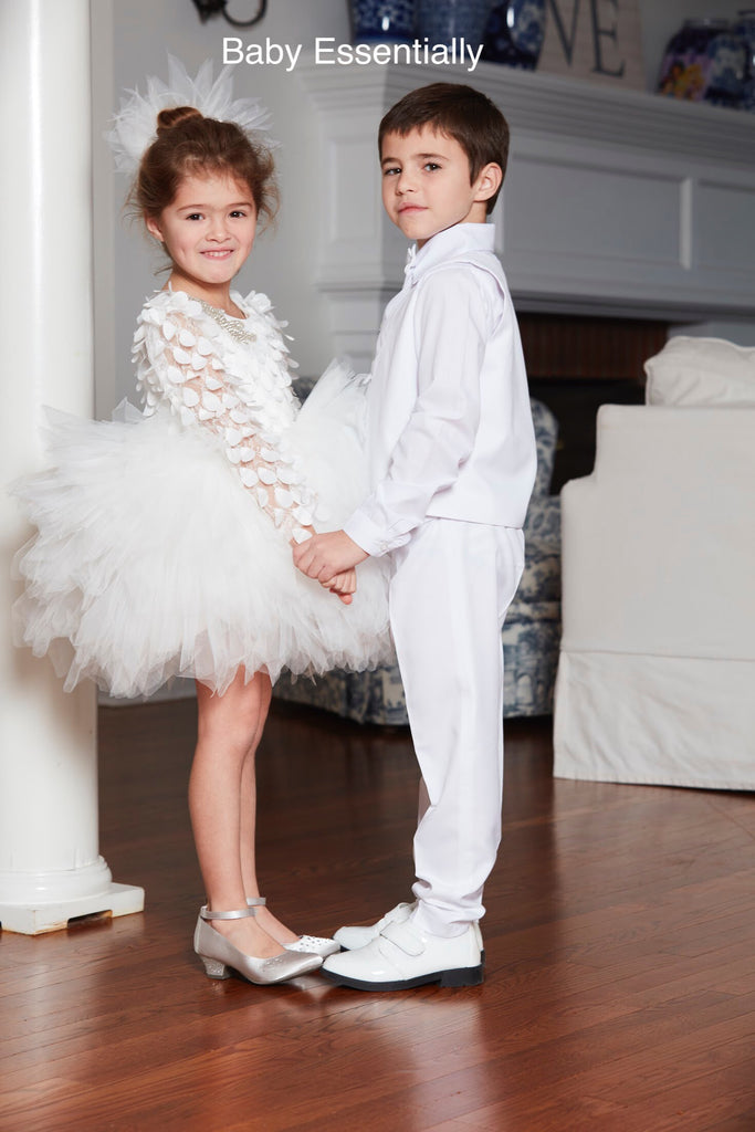 Ryder Suit White - Baby Essentially