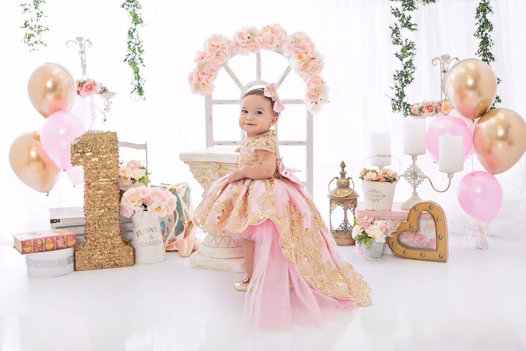 Princess Jasmine Dress Custom High Low Pink - Baby Essentially