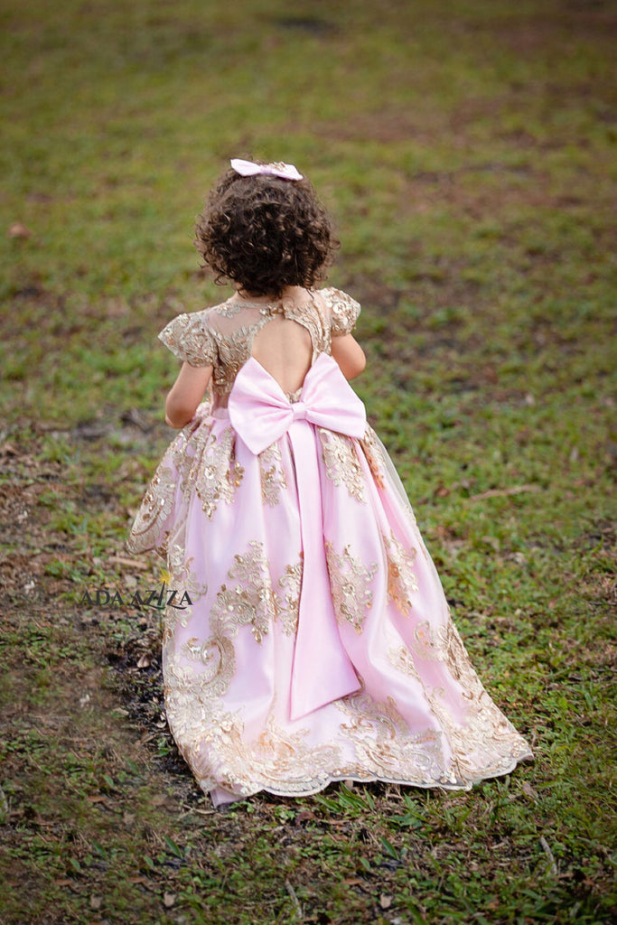 Princess Jasmine Dress Custom High Low Pink - Baby Essentially