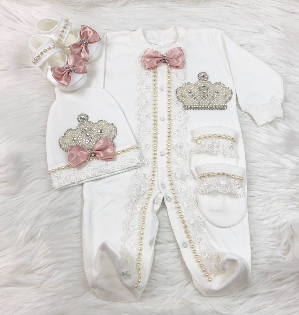 4  Pieces Princess Set Pearly Lux - Baby Essentially