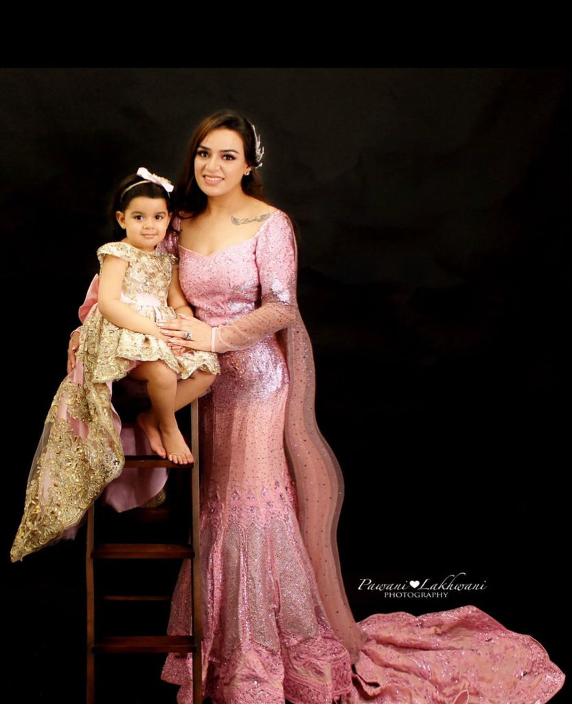 Princess Jasmine Dress Custom High Low Pink - Baby Essentially