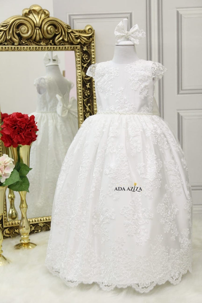 Acacia Dress White - Baby Essentially