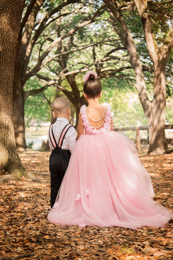 Ryder Suspenders  Pink - Baby Essentially