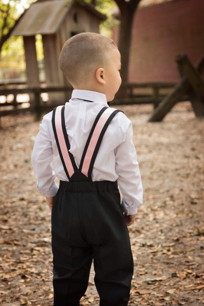 Ryder Suspenders  Pink - Baby Essentially