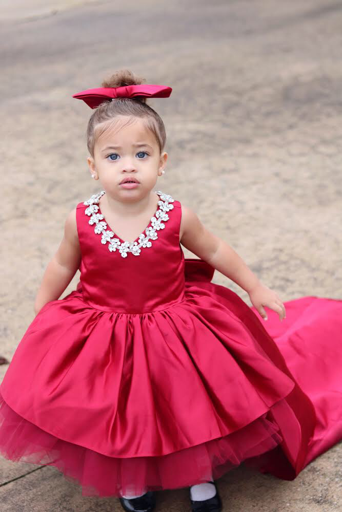 Princess Leia Dress Wine Red - Baby Essentially