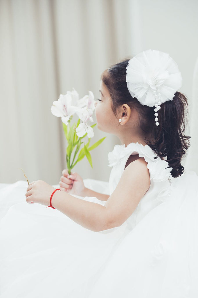 Alyssa Dress White - Baby Essentially