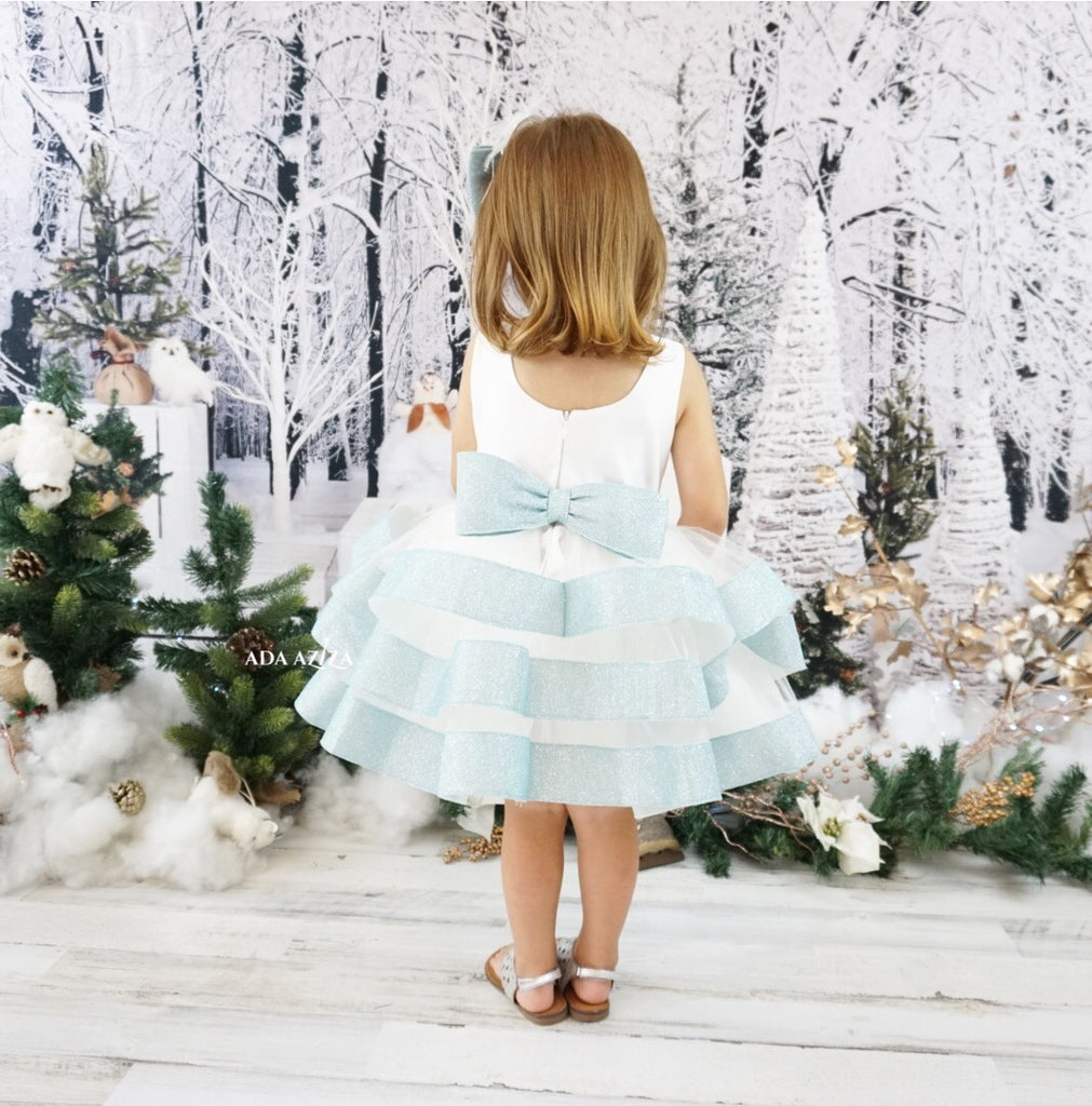 Ada Dress Blue - Baby Essentially