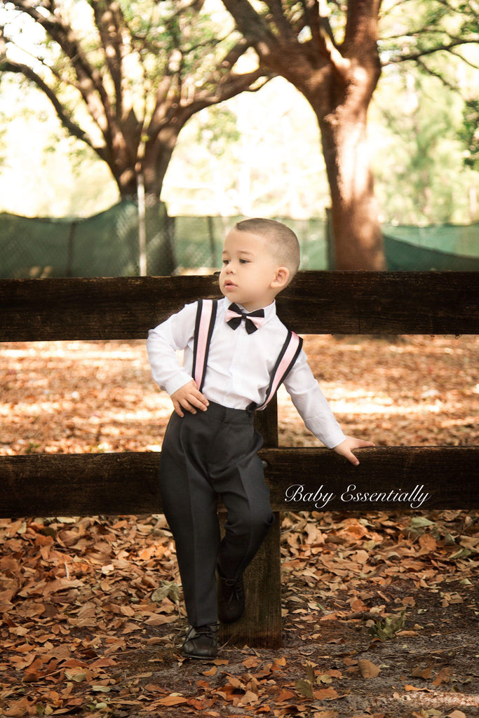 Ryder Suspenders  Pink - Baby Essentially