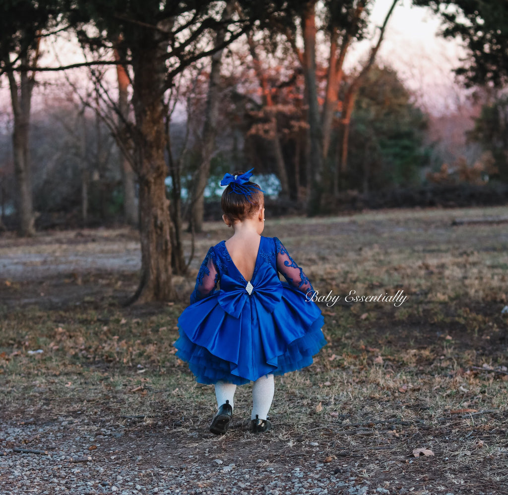 Amanda Dress Blue - Baby Essentially